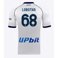 SSC Napoli Stanislav Lobotka #68 Bortedrakt 2023-24 Kortermet